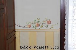 Decorazione in finta tappezzeria