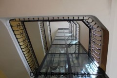 Verniciatura ringhiera scala condominiale